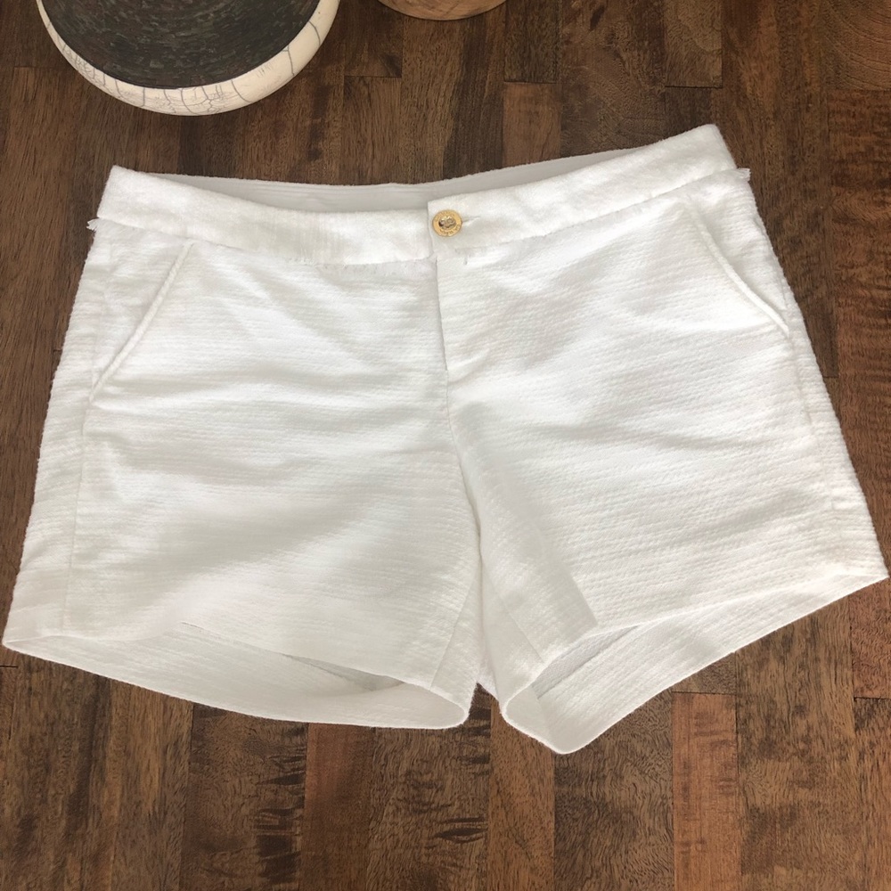 Lilly Pulitzer Callahan Party Shorts White